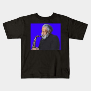 Sonny Rollins With Color Background Kids T-Shirt